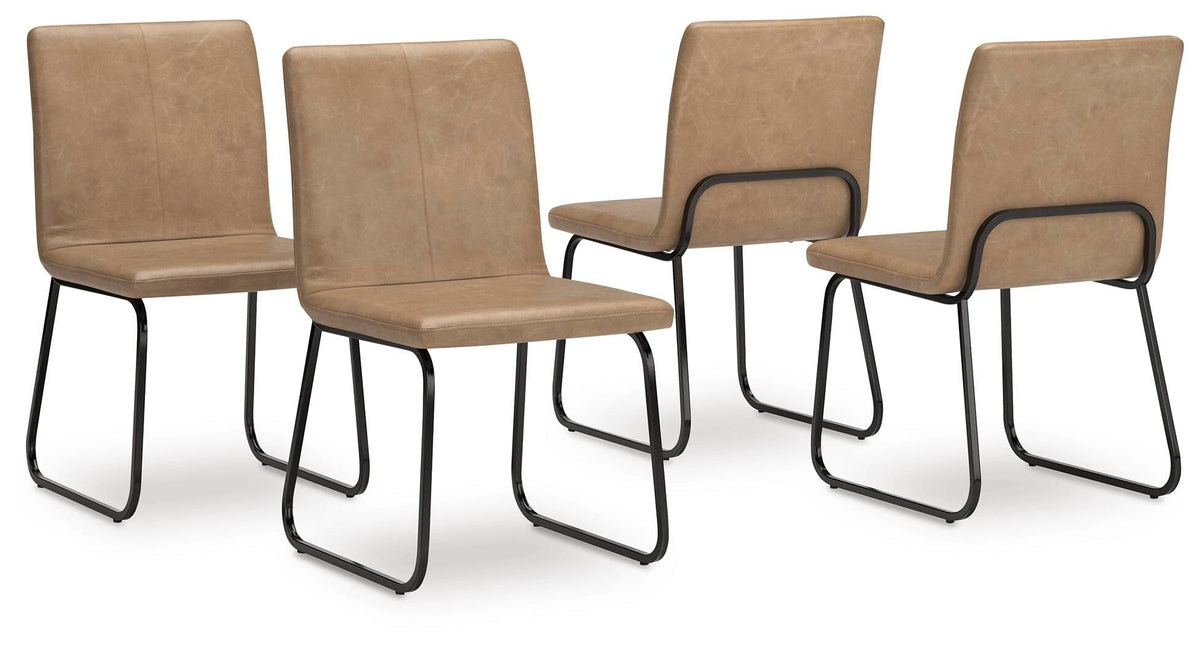 Pharwynn - Dining Upholstered Side Chair (Set of 4) - Toast