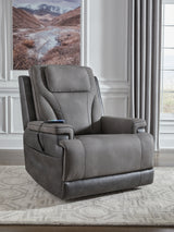 Furniture City Slidell - Ashley Furniture - 4Z-Peaceful Pause Living Room - Power Lift Recliner / Slate - PC1210412