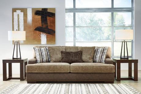 Furniture City Slidell - Ashley Furniture - Alesbury Living Room - Ottoman / Chocolate - 1870414