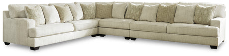 Furniture City Slidell - Ashley Furniture - Rawcliffe Sectional - LAF 3-Piece Sectional / Parchment - 19604S1