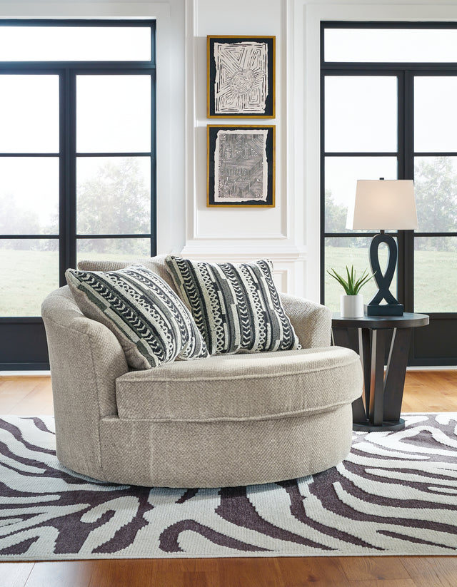 Furniture City Slidell - Ashley Furniture - Calnita Living Room - Ottoman With Storage / Sisal - 2050211