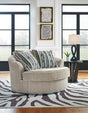 Furniture City Slidell - Ashley Furniture - Calnita Living Room - Ottoman With Storage / Sisal - 2050211