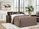 Furniture City Slidell - Ashley Furniture - Santorine Living Room - Queen Sofa Sleeper / Dark Brown - 2170639