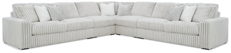 Furniture City Slidell - Ashley Furniture - Stupendous Sectional - RAF 3-Piece Sectional with Double Chaise / Alloy - 25903S4