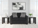 Furniture City Slidell - Ashley Furniture - Jasmine Peaks Living Room - Loveseat / Coal - 2890435