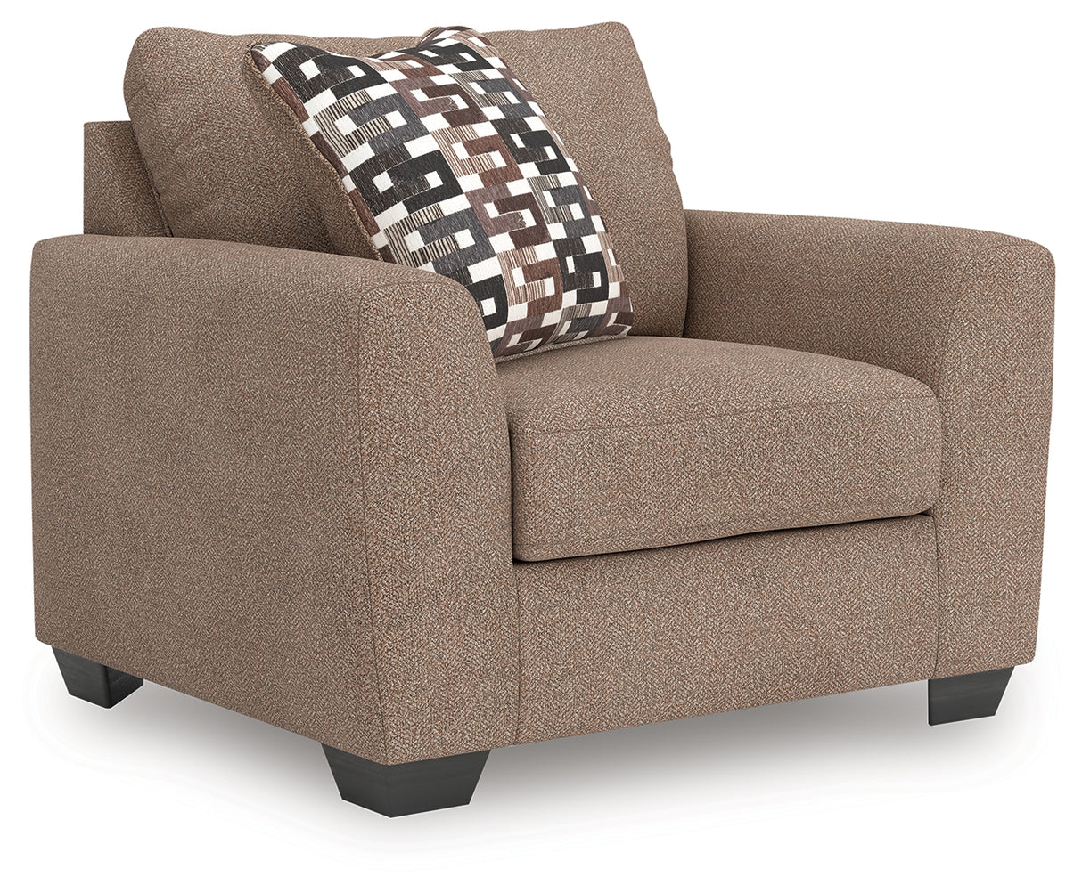 Furniture City Slidell - Ashley Furniture - Triston-Peaks Living Room - Chair and a Half / Suede - 3020423