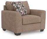 Furniture City Slidell - Ashley Furniture - Triston-Peaks Living Room - Chair and a Half / Suede - 3020423