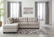 Furniture City Slidell - Ashley Furniture - Mahoney Sectional - RAF 2-Piece Sectional with Chaise / Pebble - 31004S1