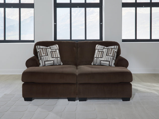 Furniture City Slidell - Ashley Furniture - Kimlee Sectional - RAF 3-Piece Sectional with Chaise / Chocolate - PC35603S1