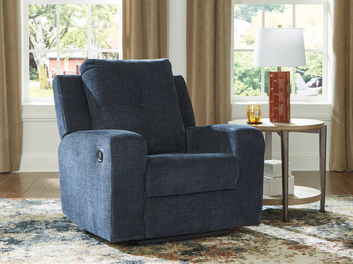 Furniture City Slidell - Ashley Furniture - Danum Living Room - Zero Wall Recliner / Ink - 3880629