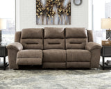 Furniture City Slidell - Ashley Furniture - Stoneland Living Room - Reclining Sofa / Fossil - 3990588
