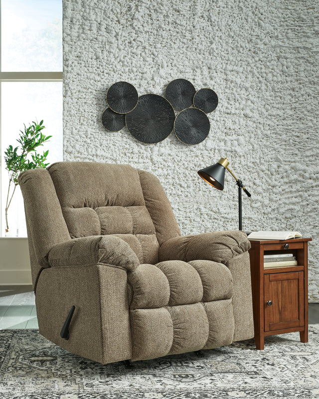 Furniture City Slidell - Ashley Furniture - Kegler Living Room - Rocker Recliner / Briar - 4450525