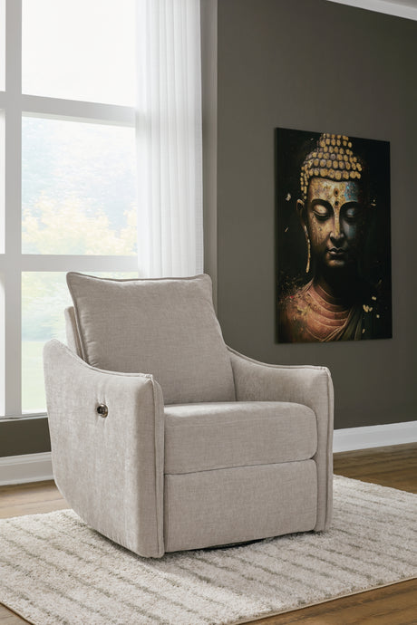 Furniture City Slidell - Ashley Furniture - McBurg Living Room - Swivel Power Recliner / Taupe - 4480228