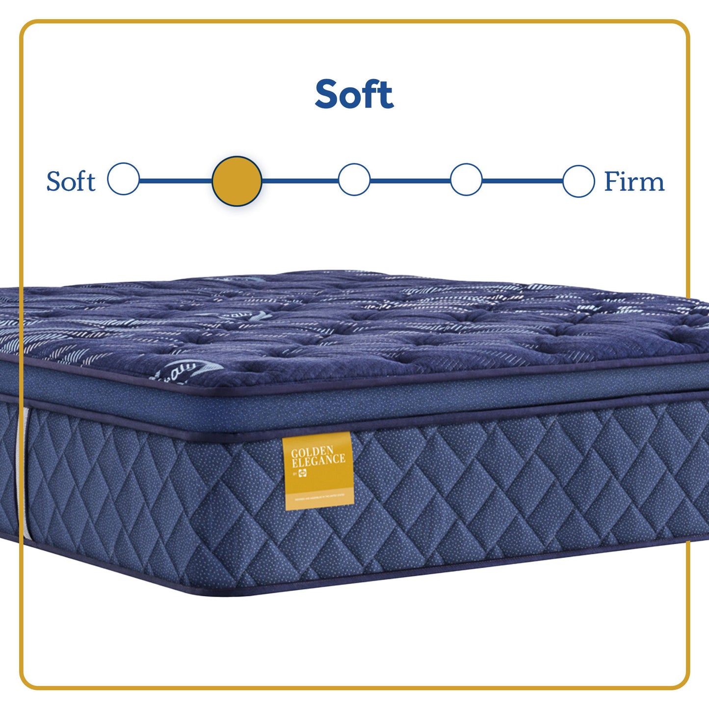Golden Elegance - Forsyth Park Soft Euro Pillow Top Mattress
