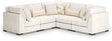 Furniture City Slidell - Ashley Furniture - Donelson Creek Sectional - 6-Piece Sectional / Vanilla - 48002S3