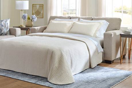 Furniture City Slidell - Ashley Furniture - Deltona Living Room - Queen Sofa Sleeper / Graphite - 5120539