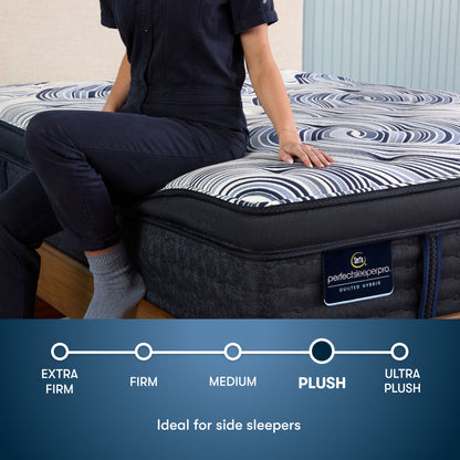 Perfect Sleeper Pro Hybrid - 15" Edinburgh Latex Plush Pillow Top Mattress