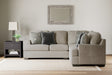 Furniture City Slidell - Ashley Furniture - Bovarian Sectional - RAF 4-Piece Sectional / Stone - 56103S5