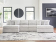 Furniture City Slidell - Ashley Furniture - Cuddle Plush Sectional - RAF 2-Piece Sectional / Arctic - PC59106S9