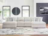Furniture City Slidell - Ashley Furniture - Cuddle Plush Sectional - RAF 2-Piece Sectional / Arctic - PC59106S9