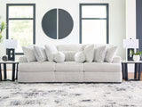 Furniture City Slidell - Ashley Furniture - Cuddle Plush Sectional - RAF 3-Piece Sectional / Arctic - PC59106S5