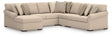 Furniture City Slidell - Ashley Furniture - LadyMae Sectional - RAF 4-Piece Sectional with Chaise / Twill - 59404S7