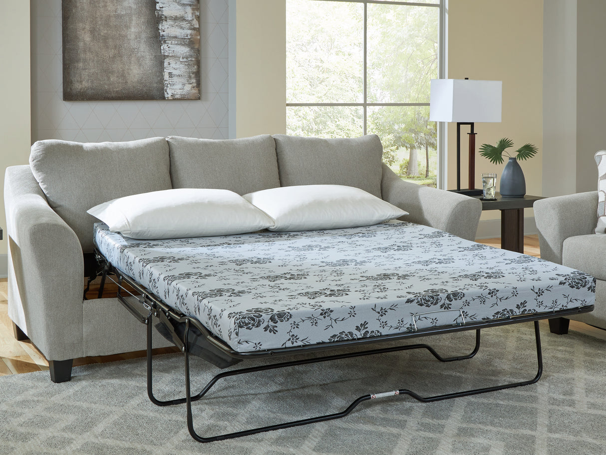 Furniture City Slidell - Ashley Furniture - Willarae Living Room - Queen Sofa Sleeper / Taupe - 5980339