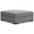 Furniture City Slidell - Ashley Furniture - Bealton Living Room - Oversized Accent Ottoman / Salt and Pepper - 6130508