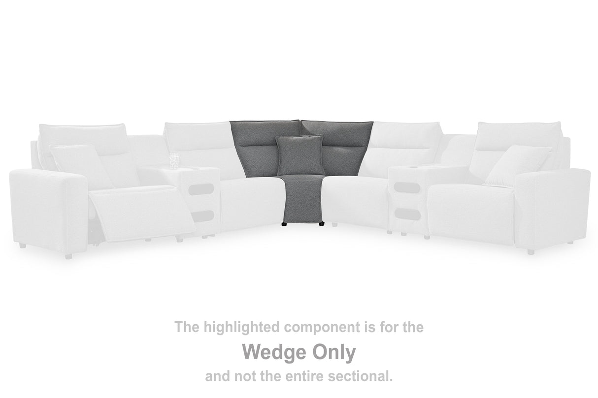 Furniture City Slidell - Ashley Furniture - ModMax II Sectional - Wedge / Salt and Pepper - 6590677