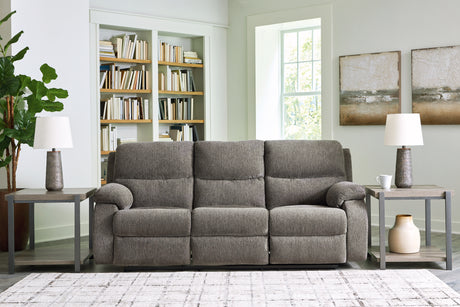 Furniture City Slidell - Ashley Furniture - Scranto Living Room - Reclining Sofa / Brindle - 6650288