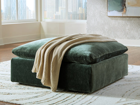 Furniture City Slidell - Ashley Furniture - Carriage View Living Room - Oversized Accent Ottoman / Jade - 7800108