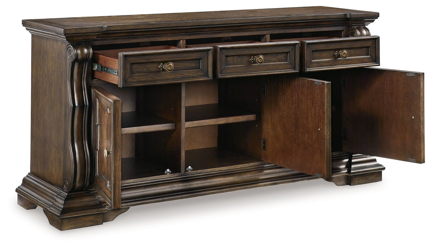 Maylee - Dining Room Buffet - Dark Brown