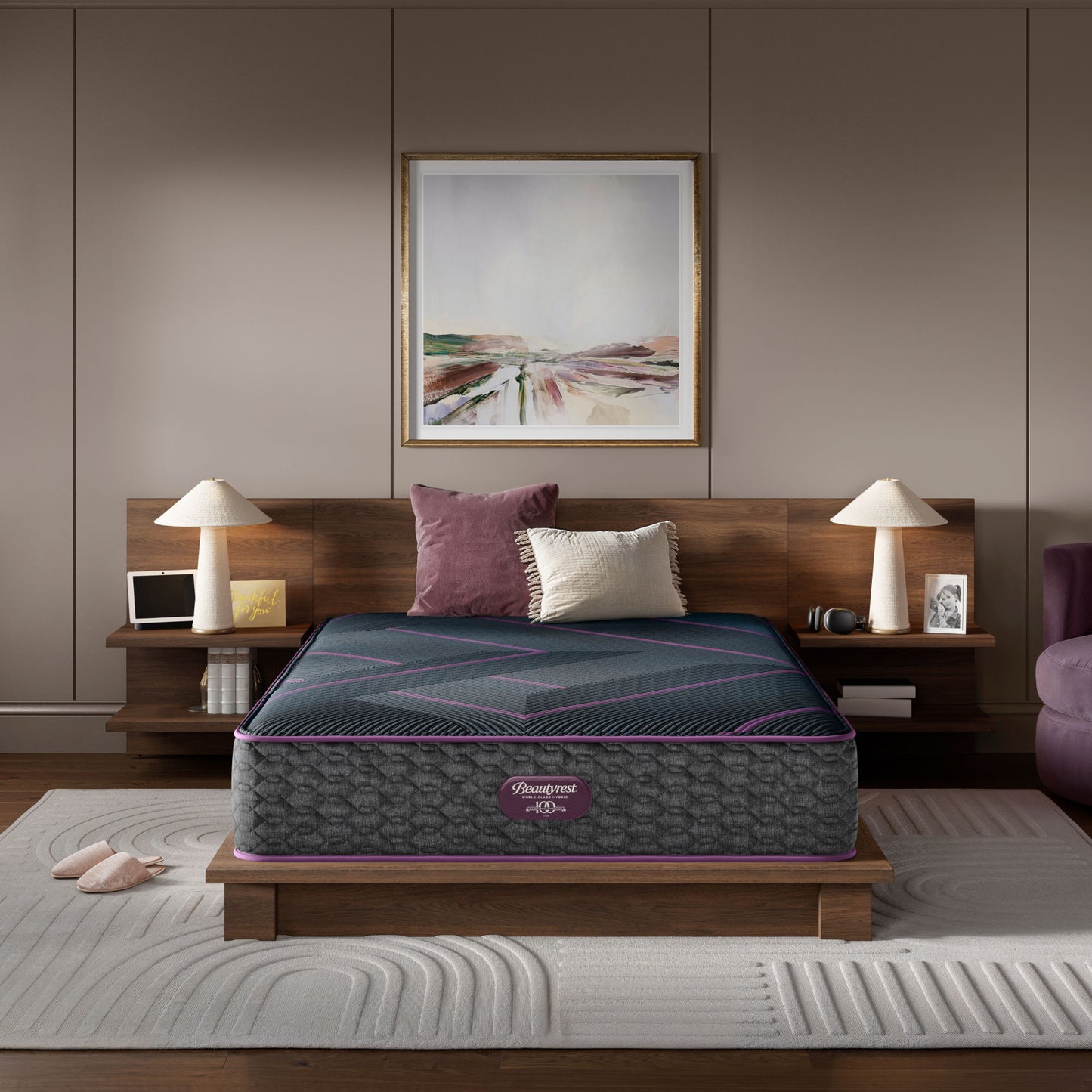 Beautyrest World Class - Level Three Hybrid Plush Mattress