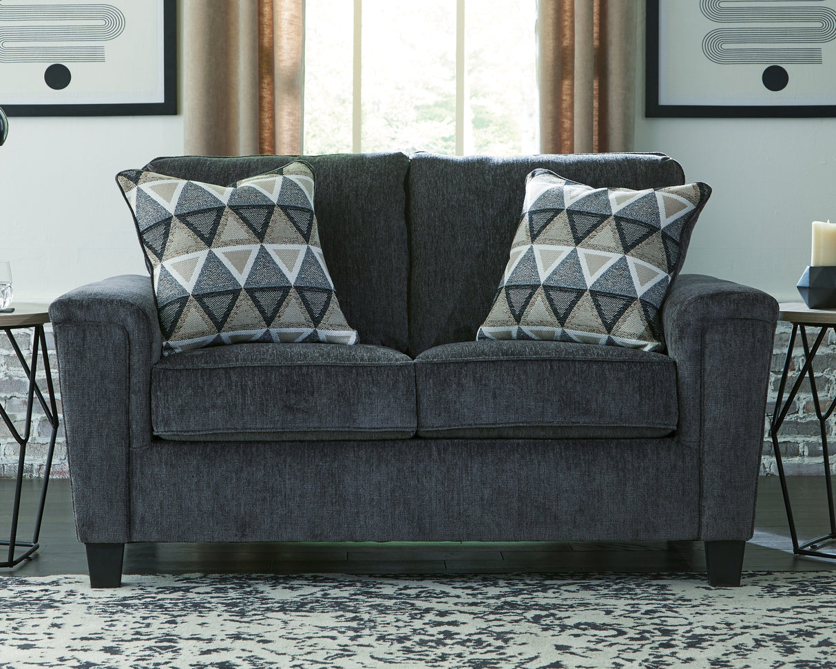 Furniture City Slidell - Ashley Furniture - Abinger Living Room - Loveseat / Smoke - 8390535