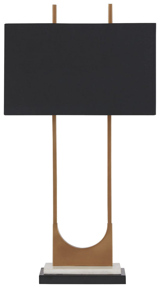 Malana - Metal Table Lamp  - Brass Finish