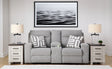 Furniture City Slidell - Ashley Furniture - Biscoe Living Room - PWR Recliner/ADJ Headrest / Pewter - 9050313