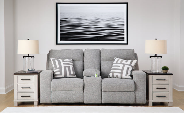Furniture City Slidell - Ashley Furniture - Biscoe Living Room - PWR Recliner/ADJ Headrest / Pewter - 9050313