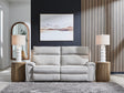 Furniture City Slidell - Ashley Furniture - Social Pointe Sectional - 5-Piece Power Reclining Sectional / Pearl/Ash - PC98802S8