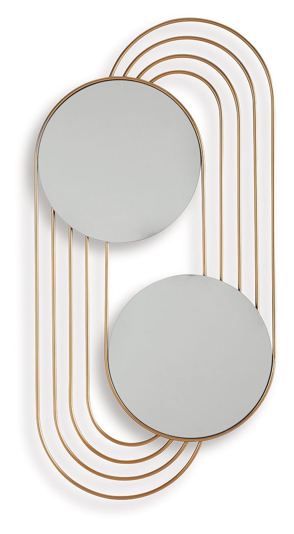 Warrenley - Accent Mirror - Gold Finish