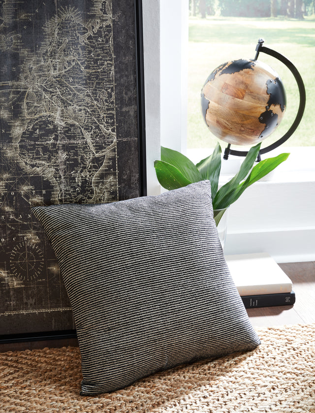 Furniture City Slidell - Ashley Furniture - Edelmont Pillows - Pillow / Black/Linen - A1000962P