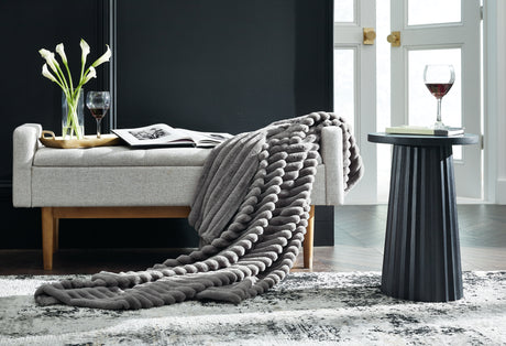 Furniture City Slidell - Ashley Furniture - Alsonwell Throw (Set of 3) - Throw (3/CS) / Gray - A1001081