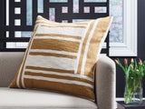 Furniture City Slidell - Ashley Furniture - Darrman Pillows - Pillow (4/CS) / Ochre/Ivory - A1001116