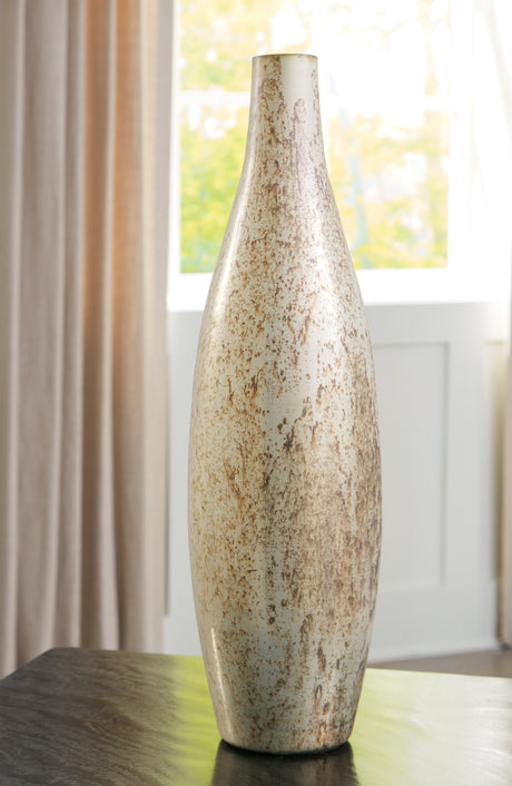 Furniture City Slidell - Ashley Furniture - Plawite Vase - Vase / Antique Silver Finish - A2000640