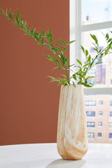 Furniture City Slidell - Ashley Furniture - Cammen Vase - Vase / Tan/White - A2000647