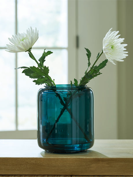 Furniture City Slidell - Ashley Furniture - Inisland Vase - Vase Set (Set of 2) / Teal - A2000797A1