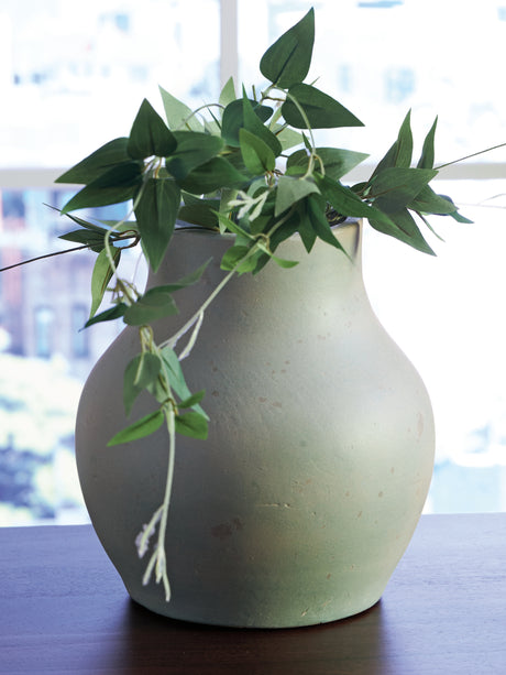 Furniture City Slidell - Ashley Furniture - Baychester Vase - Vase / Antique Green - A2000805
