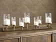Furniture City Slidell - Ashley Furniture - Wallmond Candle Holder - Candle Holder / Antique Brass Finish - A2000820
