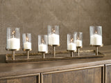 Furniture City Slidell - Ashley Furniture - Wallmond Candle Holder - Candle Holder / Antique Brass Finish - A2000820