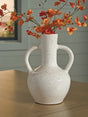 Furniture City Slidell - Ashley Furniture - Dallinworth Vase - Vase / White/Black - A2000831