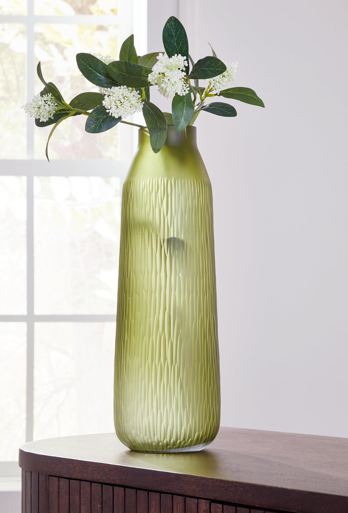 Furniture City Slidell - Ashley Furniture - Scottyard Vase - Vase / Olive Green - A2900009